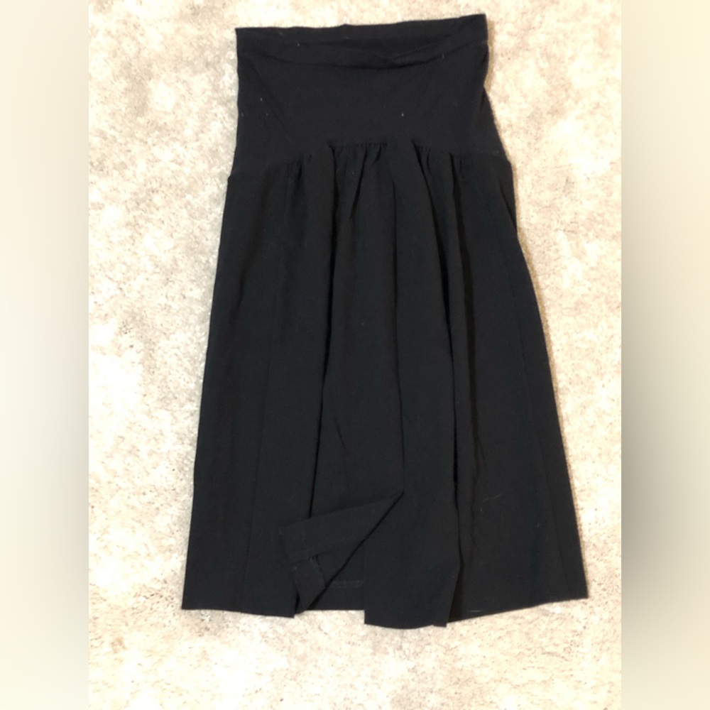 2/$20 Motherhood Maternity Black Pencil Skirt Knee Length Stretch Workwear Sz S - Picture 6 of 10